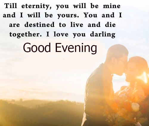 Good Evening Darling Quotes Image