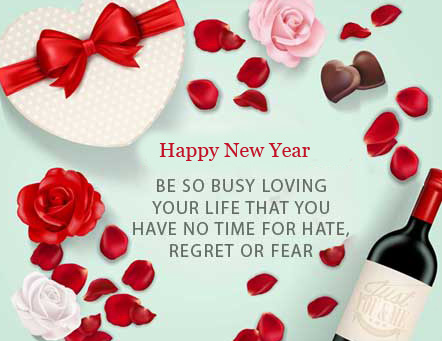 Happy New Year Message Card Quotes Pic