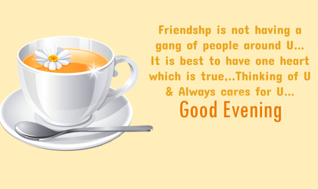 Friendship Good Evening Message