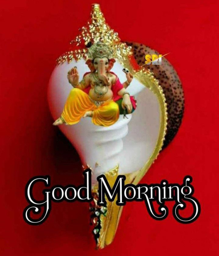 Cute Ganesha Good Morning Images