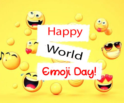 Amazing Happy World Emoji Day Image