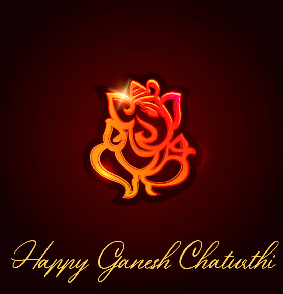 Creative Happy Ganesh Chaturthi Wallpaper