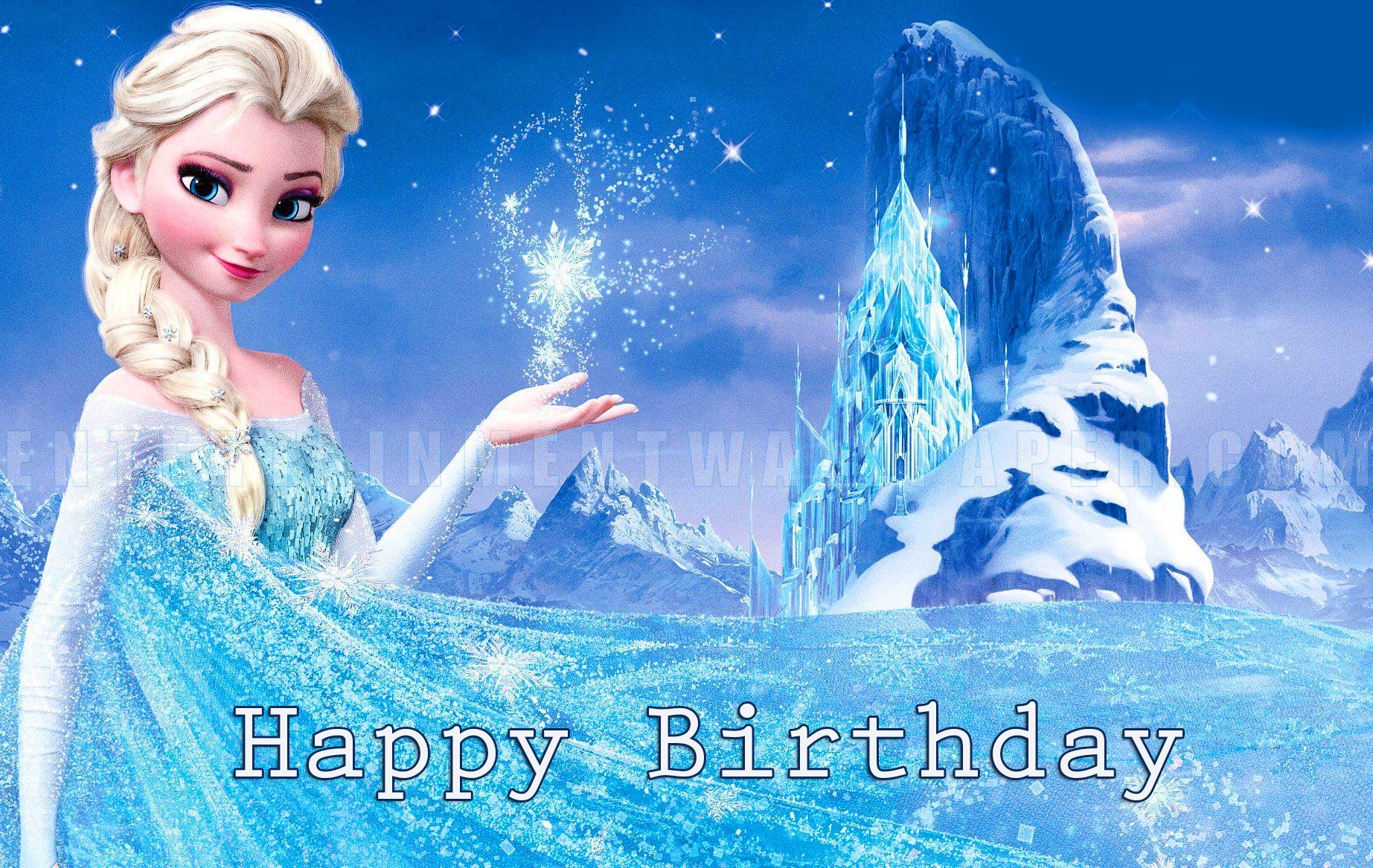 Frozen Birthday Wishes - Good Morning Images HD