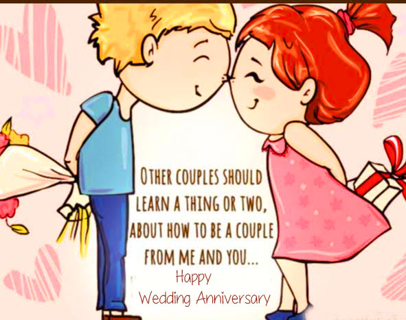 Cute Happy Wedding Anniversary Wish