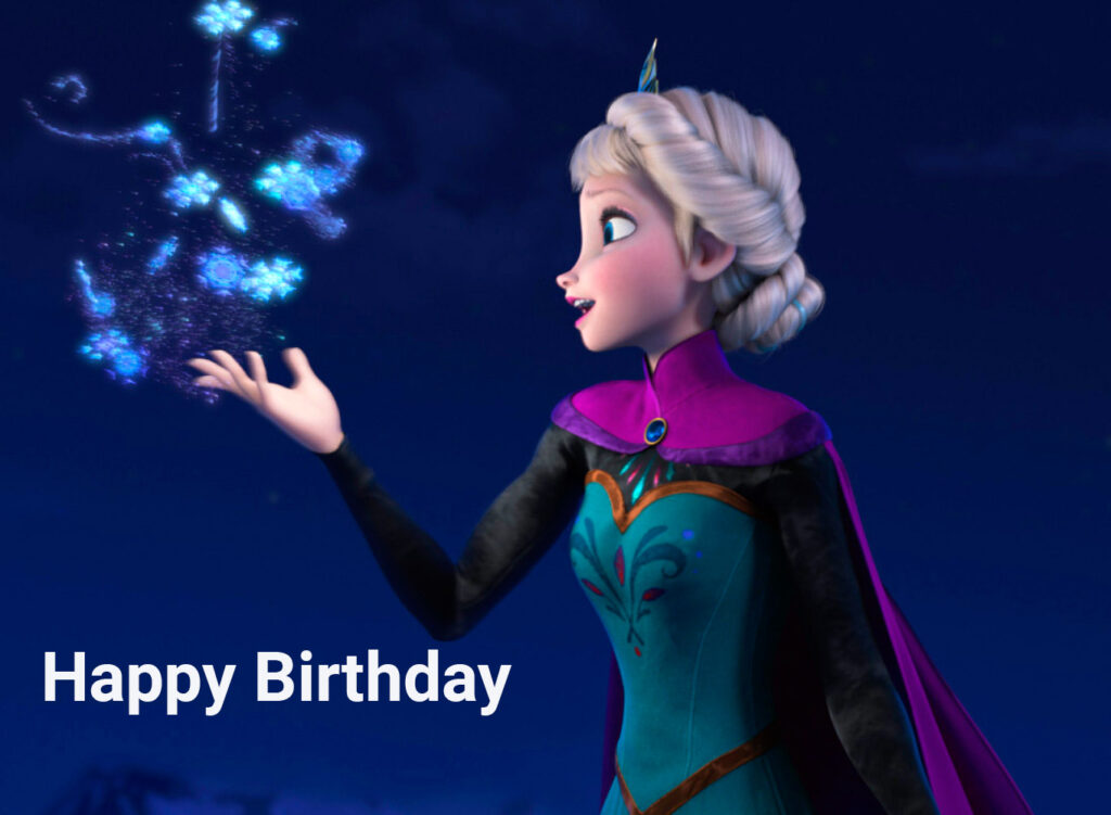 Elsa Happy Birthday Image