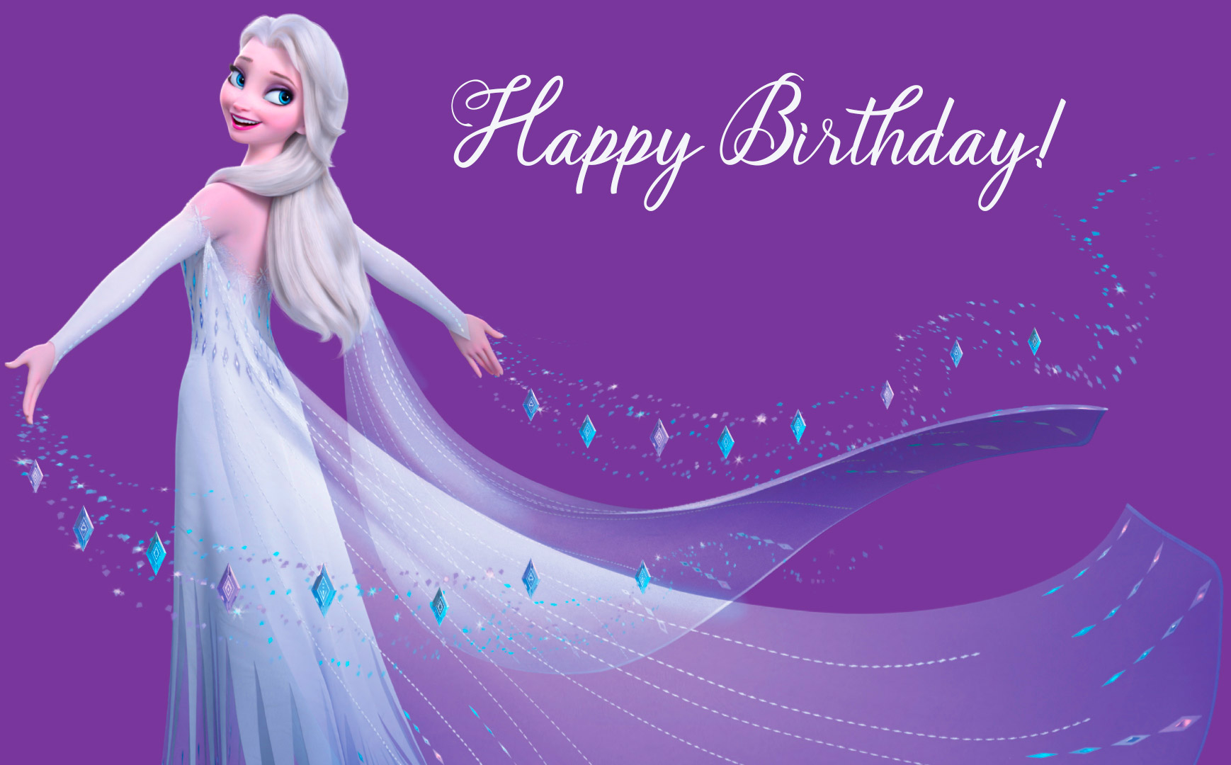 Frozen Birthday Wishes - Good Morning Images HD