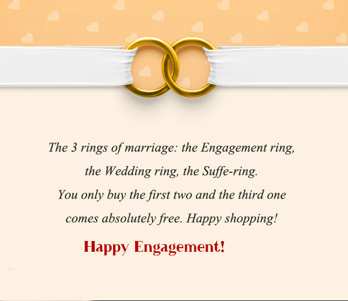 Funny Engagement Wishes for Best Friend