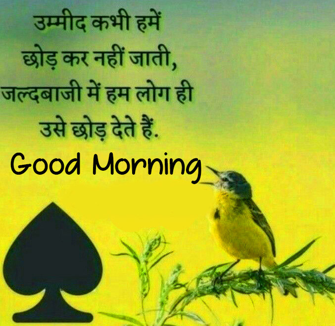 Good Morning Images with Motivational Quotes in Hindi