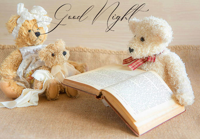 Good Night Teddy Bear Photo