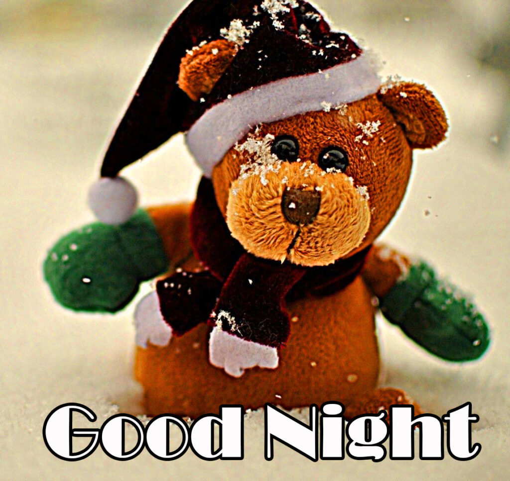 Good Night with Teddy Bear Images