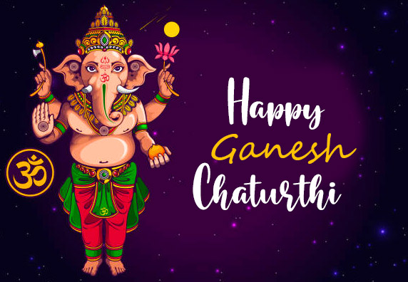 HD Animated Happy Ganesh Chaturthi Photo