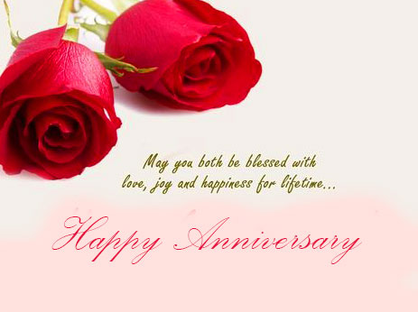 Happy Anniversary Roses with Quote