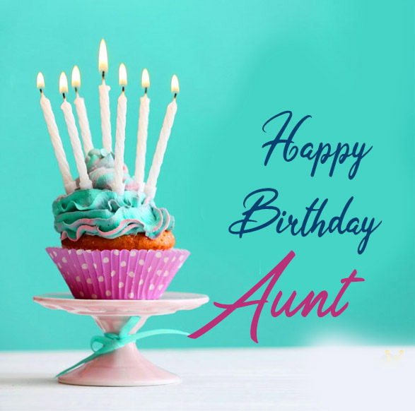 Happy Birthday Aunt Cupcake Image