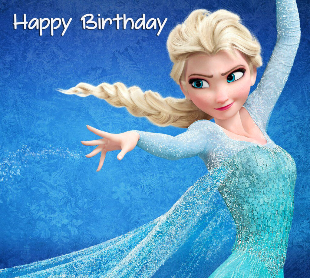 Happy Birthday Elsa Frozen Picture