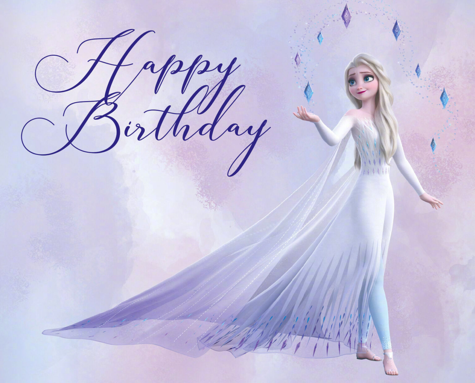 Frozen Birthday Wishes - Good Morning Images HD