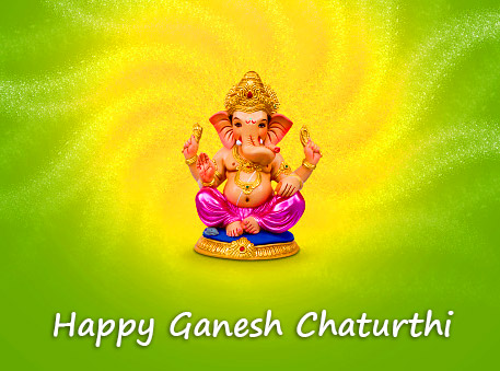 Happy Ganesh Chaturthi Vector Photo