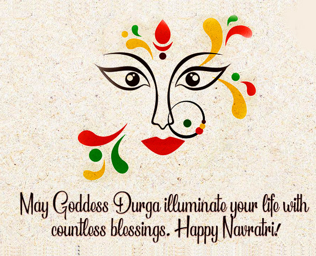 Happy Navratri Blessing Thought
