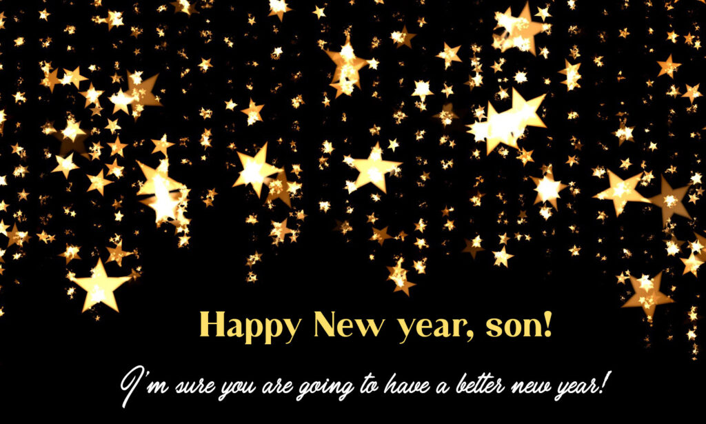 Happy New Year 2022 with Son