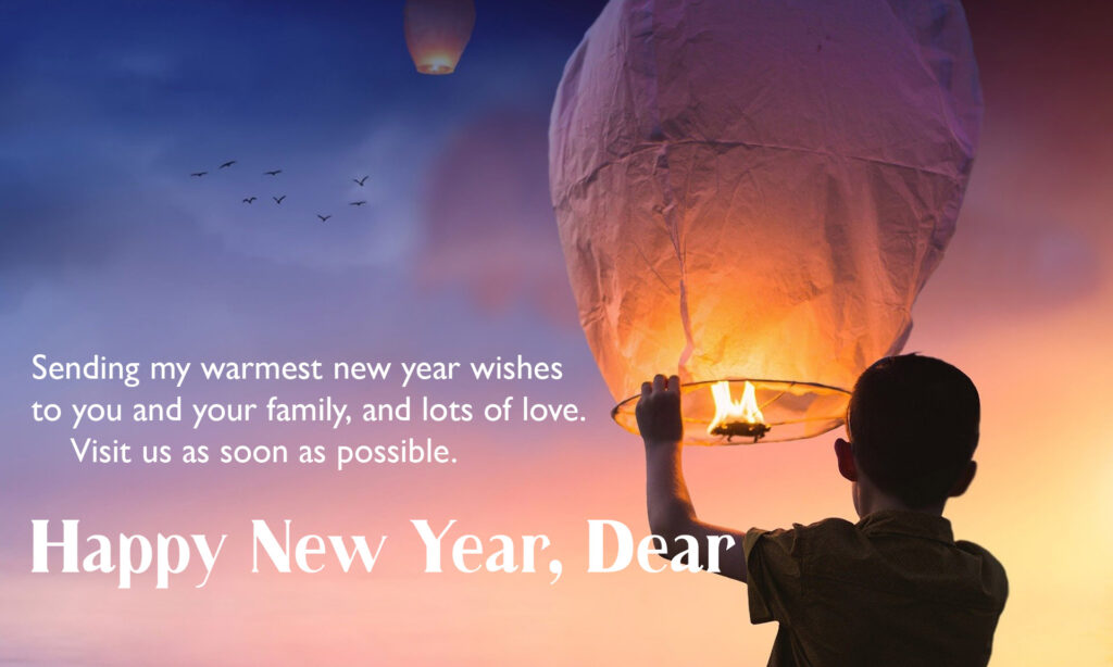 Happy New Year SMS for Son