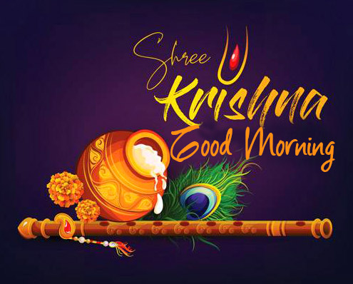 Jai Shree Krishna Good Morning Image