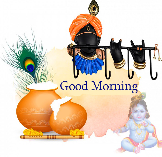 Krishna God Good Morning Image