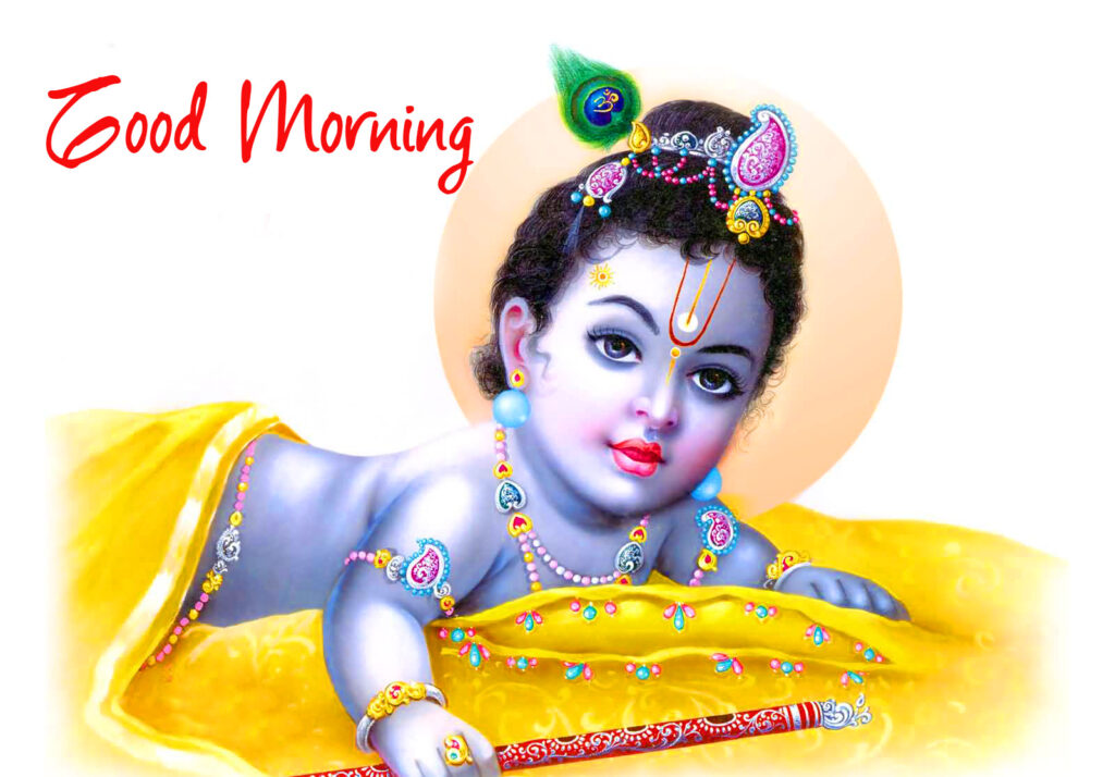 Krishna Good Morning Wishes Image