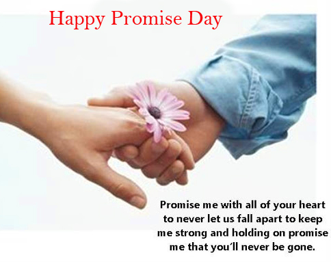 Latest Quote Promising Hands Happy Promise Day Image