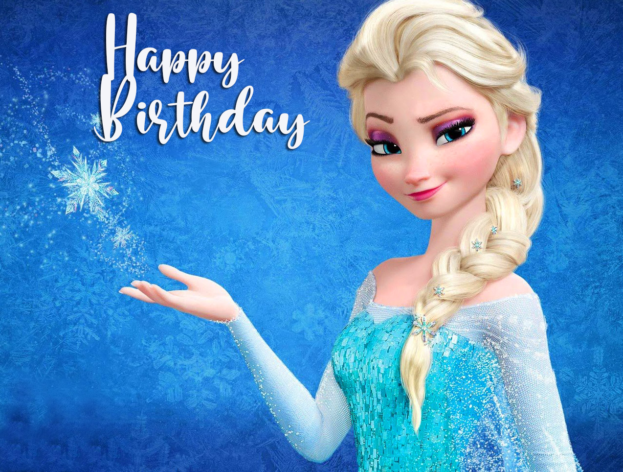 Frozen Birthday Wishes - Good Morning Images HD