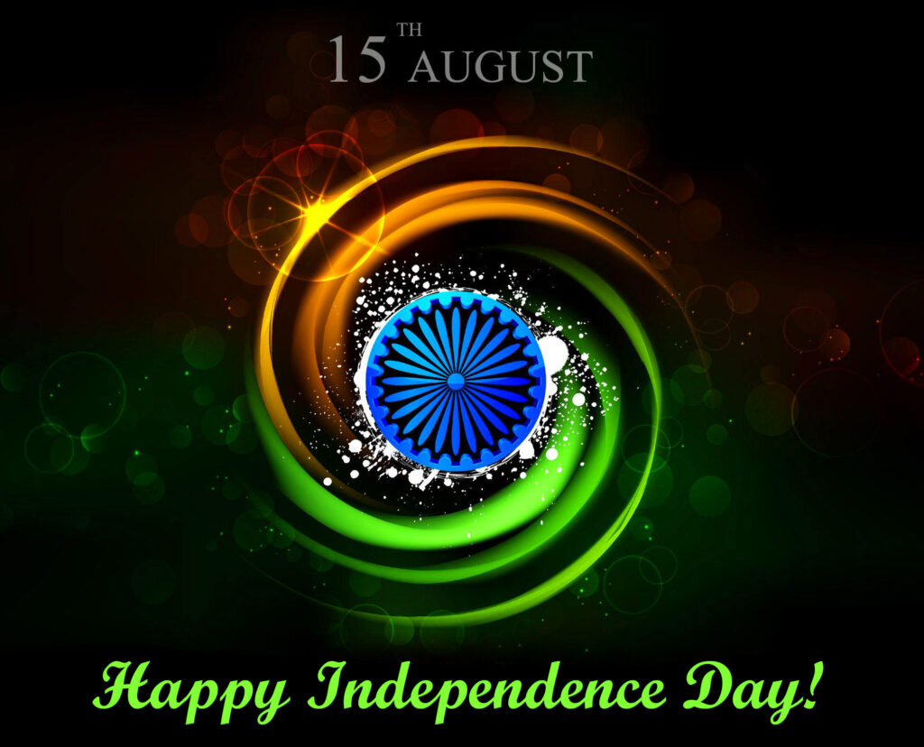 Lovely Happy Independence Day Indian Flag Image
