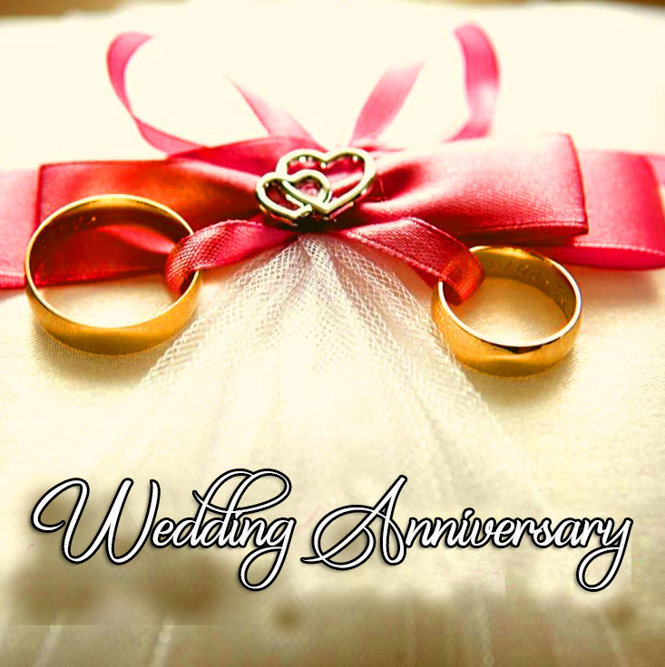 Lovely Happy Wedding Anniversary Wish for Friend
