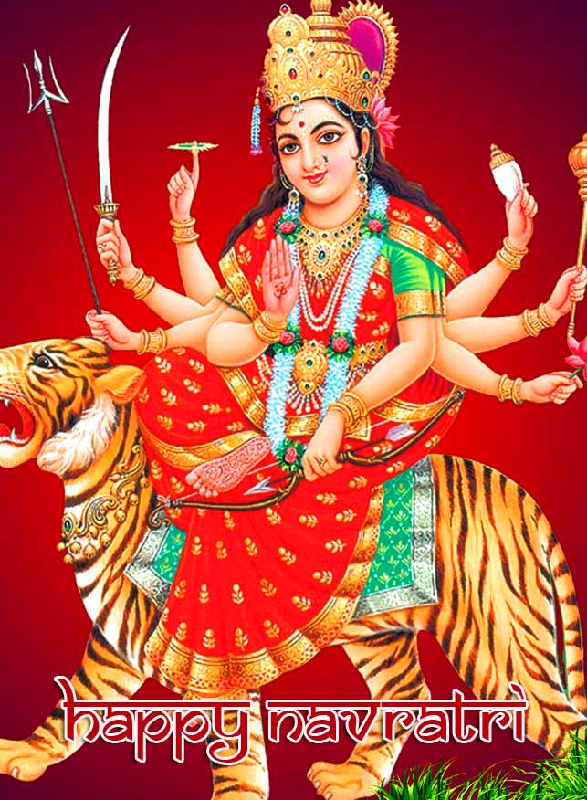 Maa Durga Happy Navratri Wallpaper