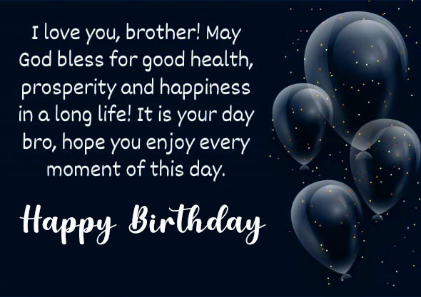 Message for Birthday of Big Brother