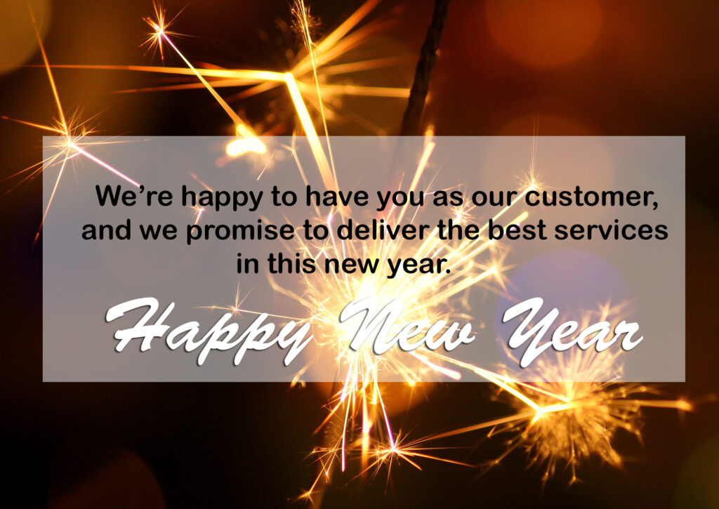 Professional Business New Year Wishes