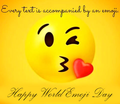 Quote Happy World Emoji Day Image