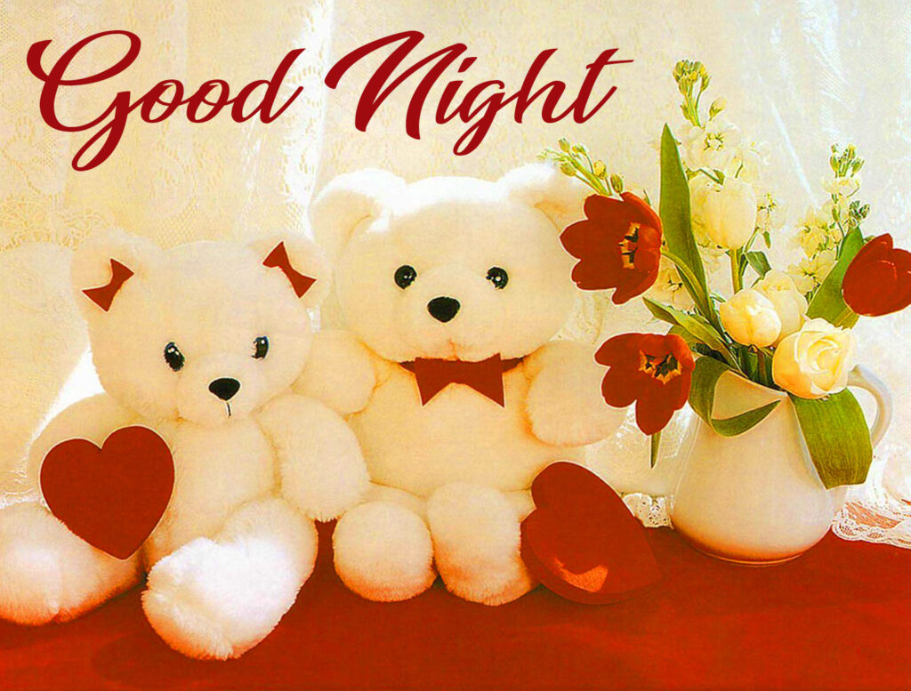 Romantic Good Night Teddy Bear