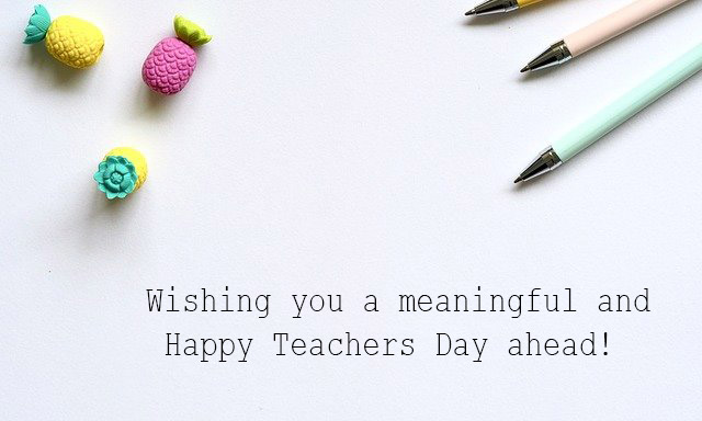 Teachers Day Wishes in English from Students