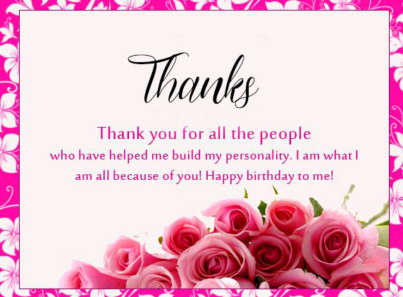 Thank You All for The Birthday Wishes - Good Morning Images HD