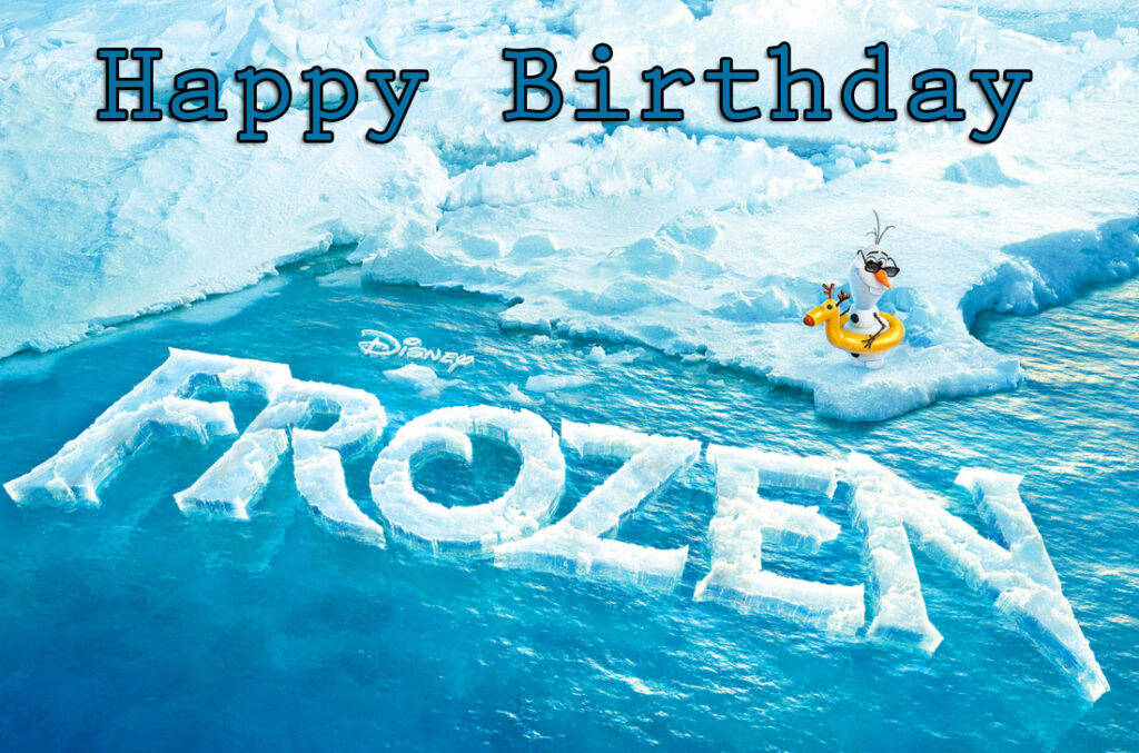 Ultra HD Frozen Happy Birthday Image